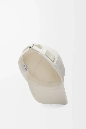 Keps i canvas Soft White