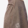 Kjol i teknisk jersey, brun/rosa Kjol i teknisk jersey, brun/rosa