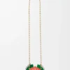 Knight Cat-clutch i metall och nappalammskinn Sunrise Orange Knight Cat-clutch i metall och nappalammskinn Sunrise Orange