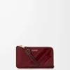 Knot myntkortshållare i ål Dark Burgundy Knot myntkortshållare i ål Dark Burgundy
