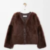 Kofta i shearling Brun Kofta i shearling Brun