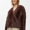 Kofta i shearling Brun Kofta i shearling Brun