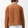 Kofta i toffeefärgad shearling Kofta i toffeefärgad shearling