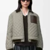 Kort jacka i tekniskt tyg Medium Grey Kort jacka i tekniskt tyg Medium Grey