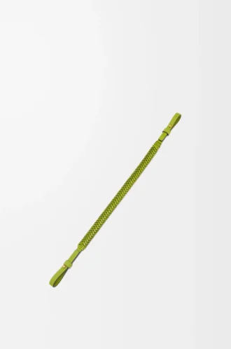 Kort rem i kalvskinn, gräsgrön
