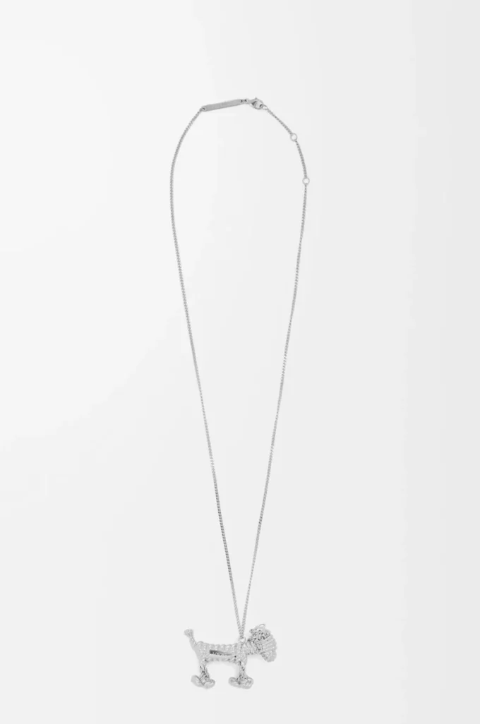 Korthårig hundhalsband Silver Korthårig hundhalsband Silver