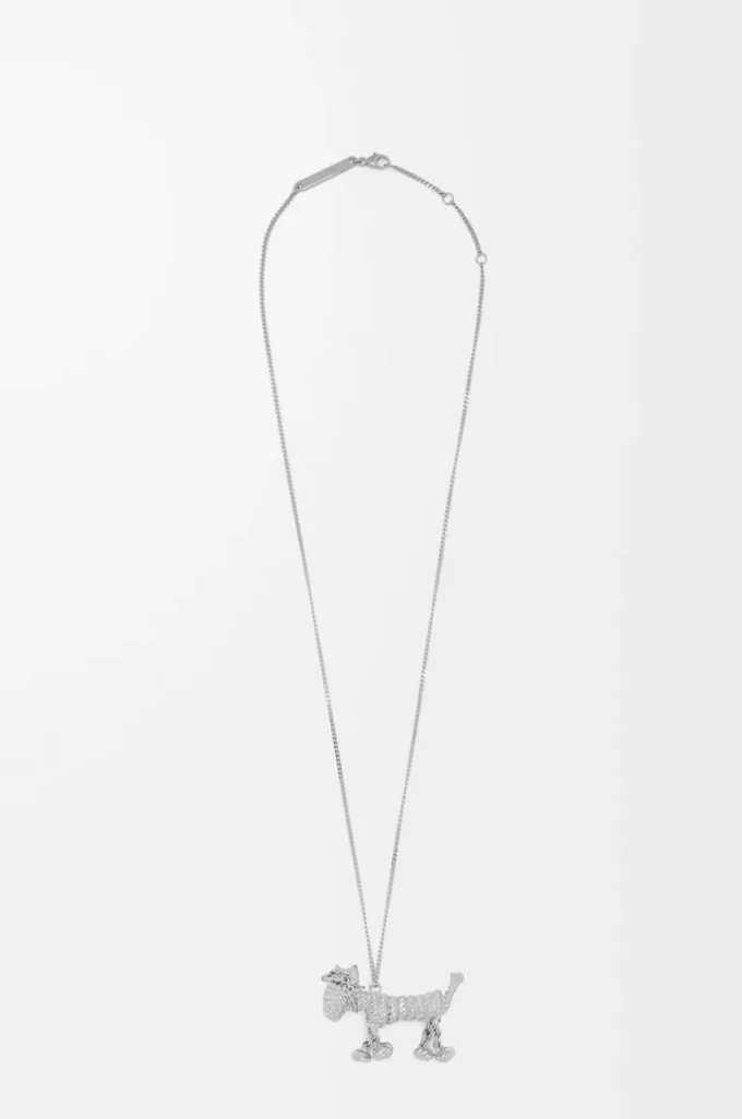 Korthårig hundhalsband Silver Korthårig hundhalsband Silver