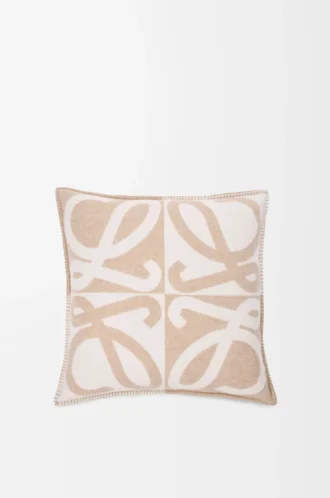 Kudde i ull och kashmir Beige/Ecru