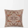 Kudde i ull och kashmir Beige/Orange Kudde i ull och kashmir Beige/Orange