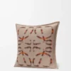 Kudde i ull och kashmir Beige/Orange Kudde i ull och kashmir Beige/Orange