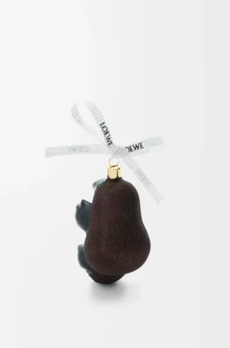 Kul i blåst glas Chocolate/Black
