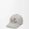 L-lappkeps i bomull Shell Grey