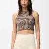 Linne i teknisk jersey Brun/Rosa Linne i teknisk jersey Brun/Rosa