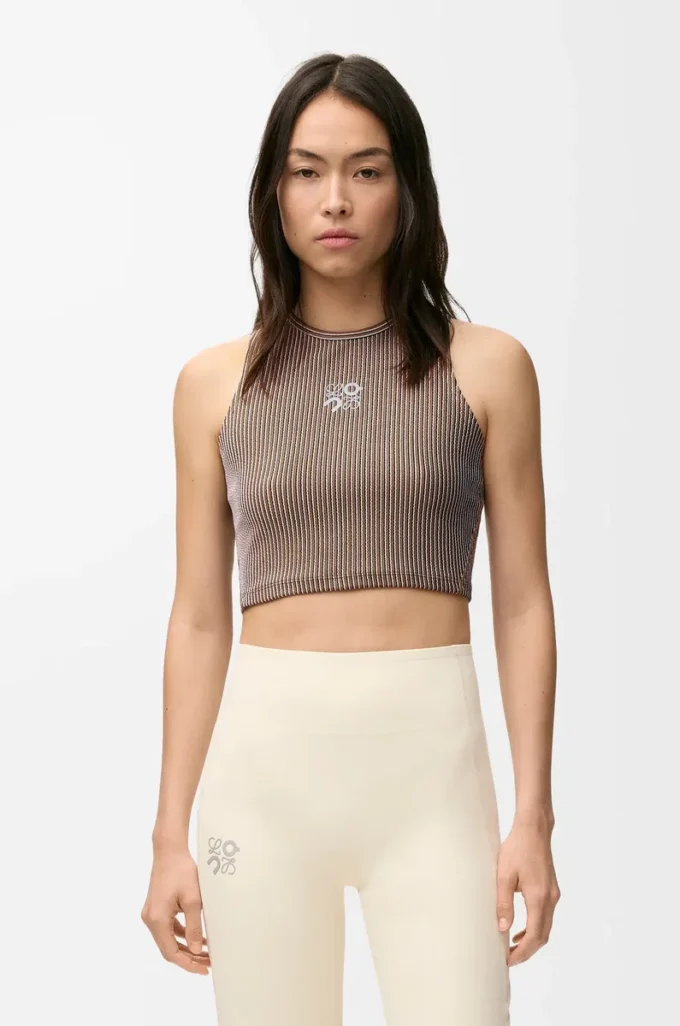 Linne i teknisk jersey Brun/Rosa Linne i teknisk jersey Brun/Rosa