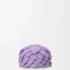 Liten blommig charm i kalvskinn Mauve Liten blommig charm i kalvskinn Mauve