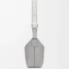 Liten Cubi-crossbodyväska i mjukt, slätt kalvskinn och jacquard Asphalt Grey Liten Cubi-crossbodyväska i mjukt, slätt kalvskinn och jacquard Asphalt Grey