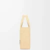 Liten LOEWE Font-väska i raffia Natur