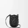 Liten Nest Basket-väska i kalvskinn Svart Liten Nest Basket-väska i kalvskinn Svart
