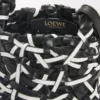 Liten Nest Basket-väska i kalvskinn Svart/Vit Liten Nest Basket-väska i kalvskinn Svart/Vit