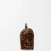 Liten Puzzle Edge-väska i tryckt shearling Beige/Brown Liten Puzzle Edge-väska i tryckt shearling Beige/Brown