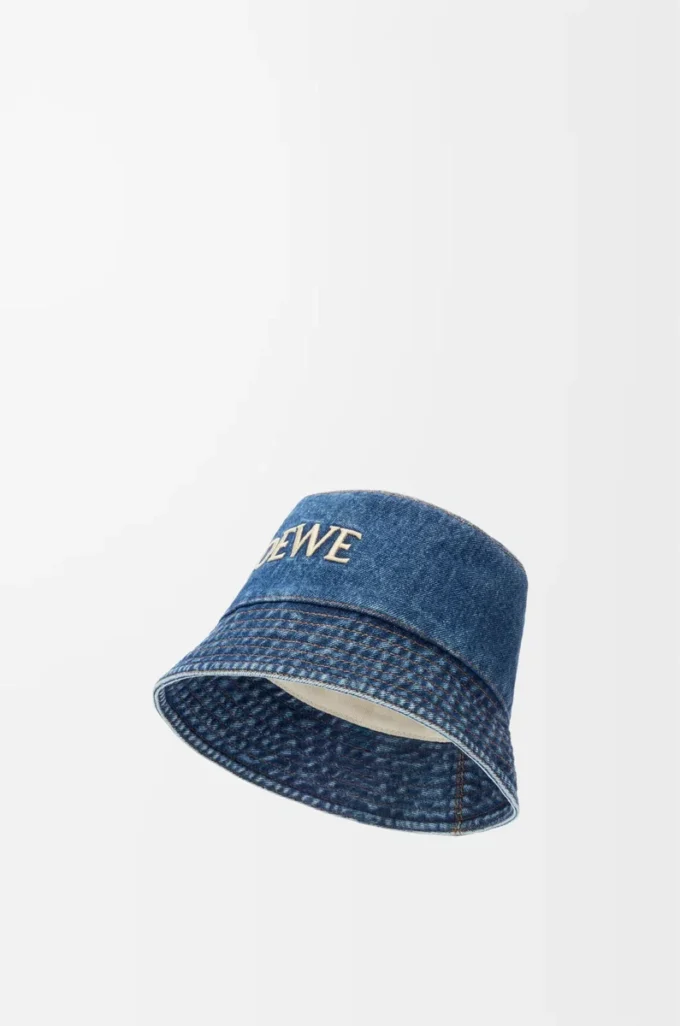 LOEWE bucket hat i denim Denim Blue LOEWE bucket hat i denim Denim Blue