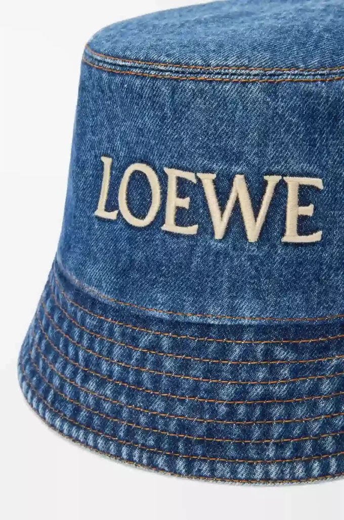 LOEWE bucket hat i denim Denim Blue LOEWE bucket hat i denim Denim Blue