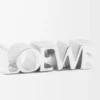 LOEWE Grafisk enkelörhänge i sterlingsilver Silver