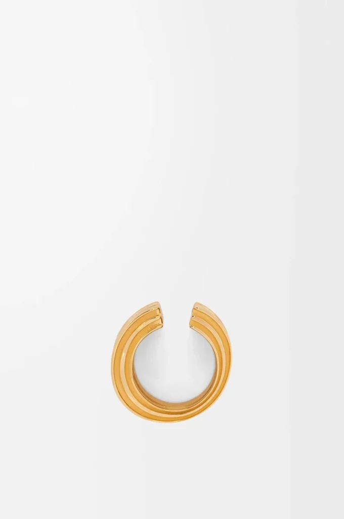 LOEWE Grafisk ring i sterlingsilver Guld