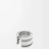 LOEWE Grafisk ring i sterlingsilver Silver