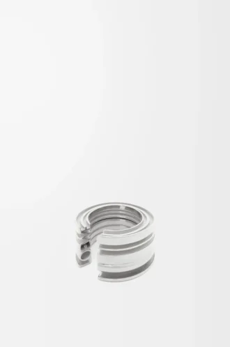 LOEWE Grafisk ring i sterlingsilver Silver