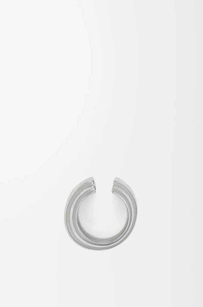 LOEWE Grafisk ring i sterlingsilver Silver