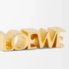 LOEWE Grafiskt enkelörhänge i sterlingsilver Guld