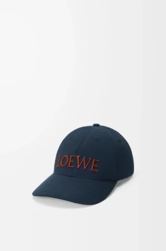 LOEWE keps i canvas Deep Navy
