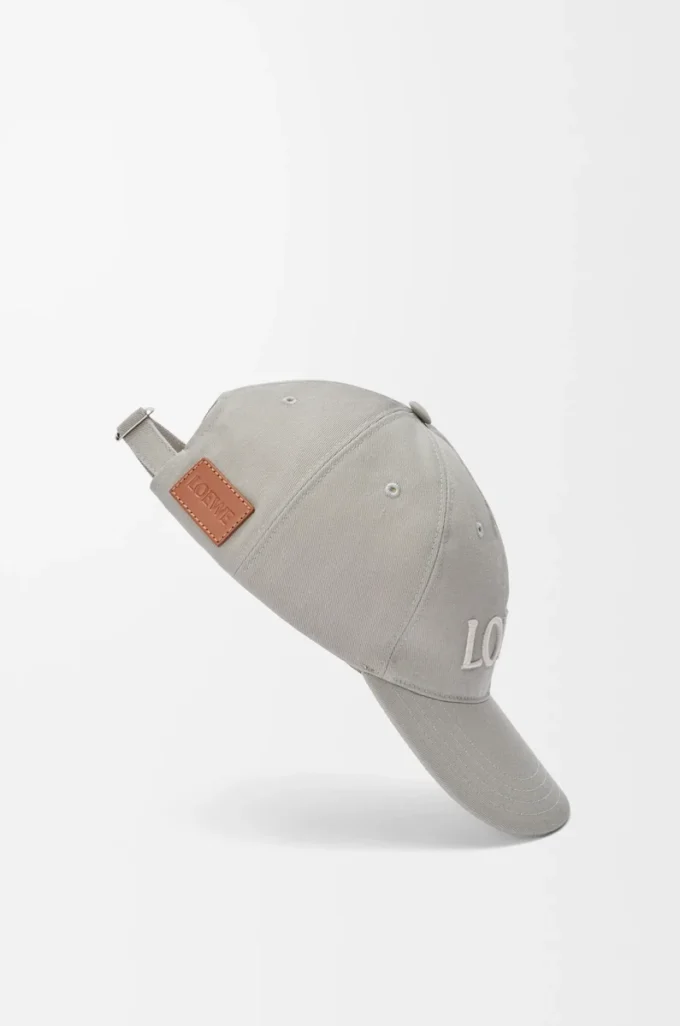 LOEWE-keps i canvas Lady Grey LOEWE-keps i canvas Lady Grey