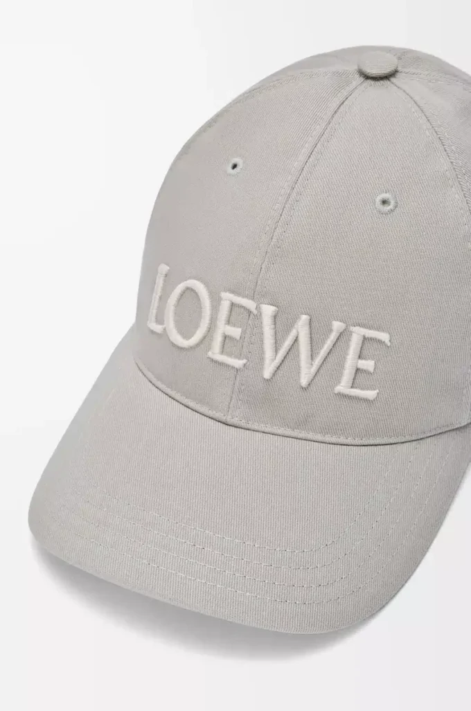 LOEWE-keps i canvas Lady Grey LOEWE-keps i canvas Lady Grey