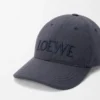 LOEWE-keps i canvas Marinblå