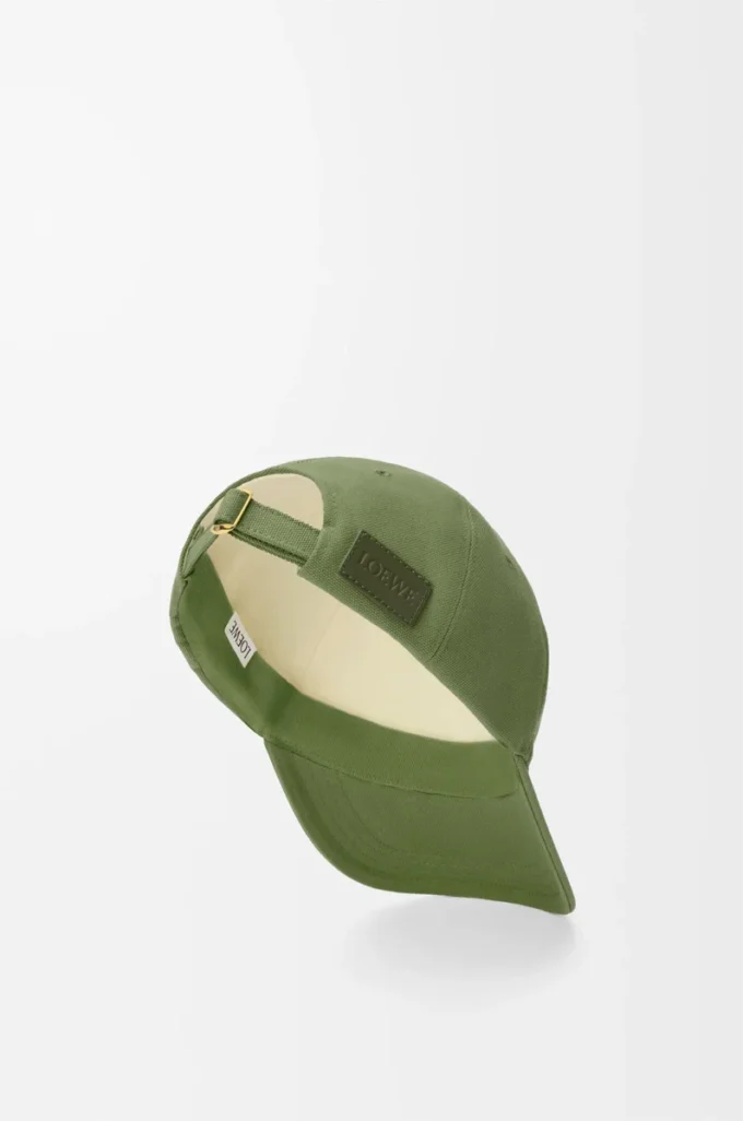 LOEWE-keps i canvas, salviagrön LOEWE-keps i canvas, salviagrön