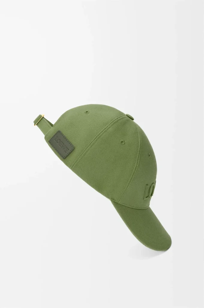 LOEWE-keps i canvas, salviagrön LOEWE-keps i canvas, salviagrön