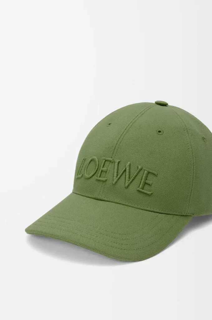 LOEWE-keps i canvas, salviagrön LOEWE-keps i canvas, salviagrön