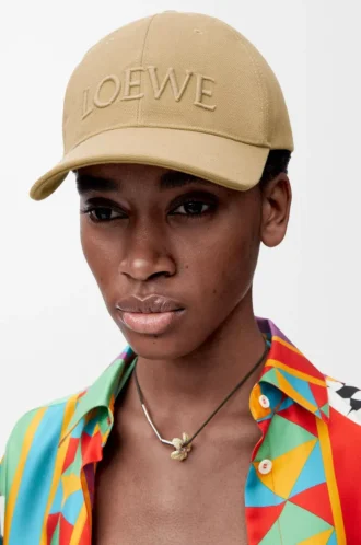 LOEWE-keps i canvas Sand LOEWE-keps i canvas Sand