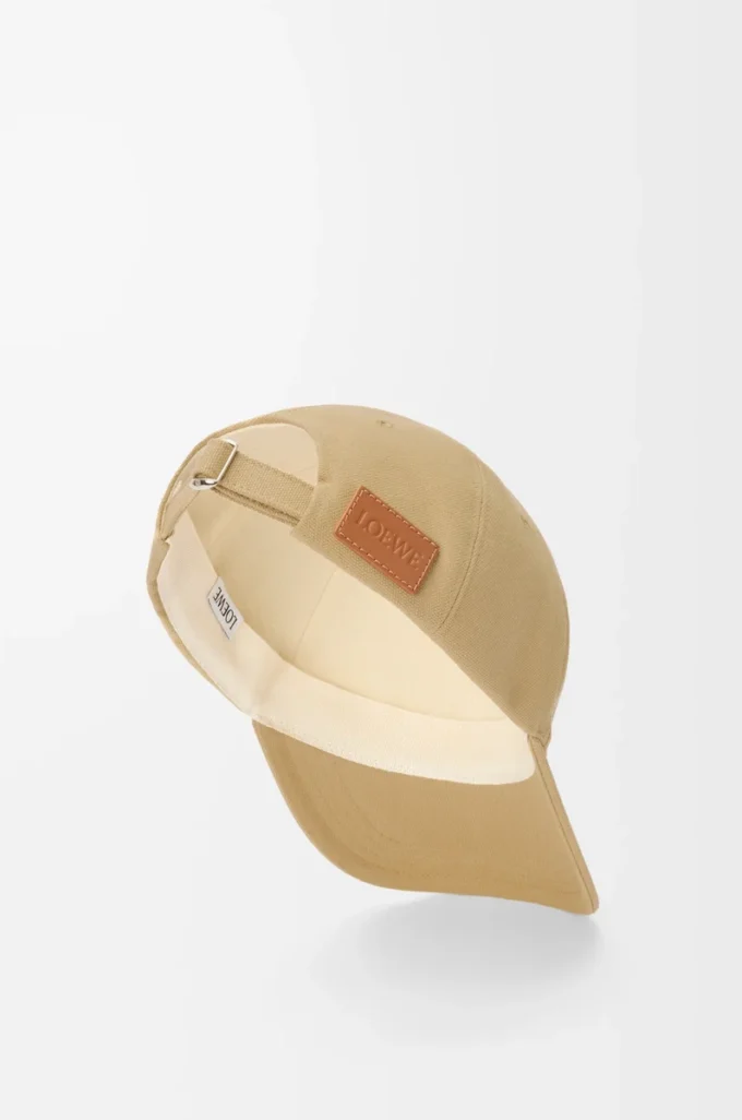 LOEWE-keps i canvas Sand LOEWE-keps i canvas Sand