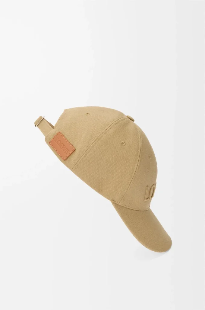 LOEWE-keps i canvas Sand LOEWE-keps i canvas Sand