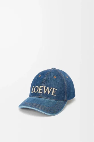 LOEWE-keps i denim Denim Blue LOEWE-keps i denim Denim Blue
