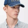 LOEWE-keps i denim Denim Blue