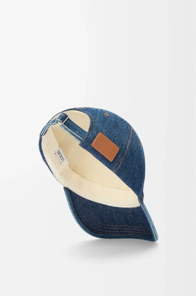 LOEWE-keps i denim Denim Blue