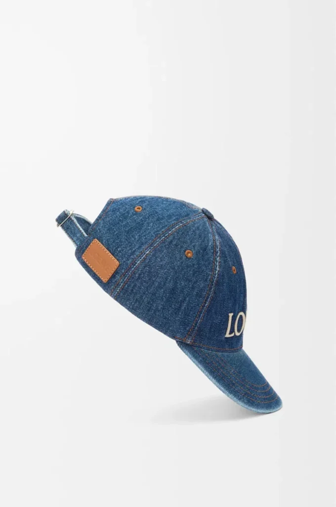 LOEWE-keps i denim Denim Blue