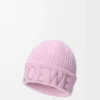 LOEWE-mössa i ull, ljusrosa LOEWE-mössa i ull, ljusrosa