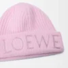 LOEWE-mössa i ull, ljusrosa LOEWE-mössa i ull, ljusrosa