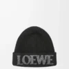 LOEWE mössa i ull Svart