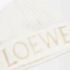 LOEWE-mössa i ull, vit
